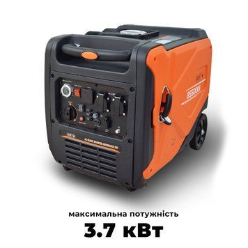 Інверторний бензиновий генератор BISON BS5000I максимальна потужність 3.7 кВт 277686 фото