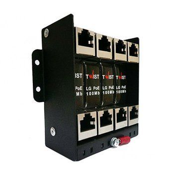 Металевий корпус для монтажу 4 набірних модулів грозозахисту TWIST LG-4-RACK 106520 фото