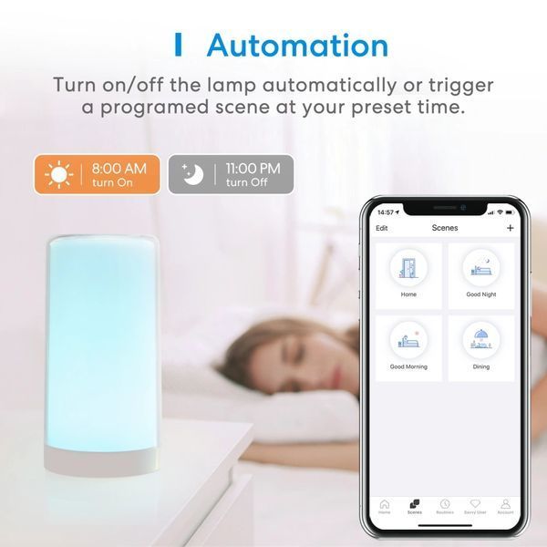 Meross MSL430HK(EU) Розумна настільна WiFi лампа Ambient Light 110513 фото