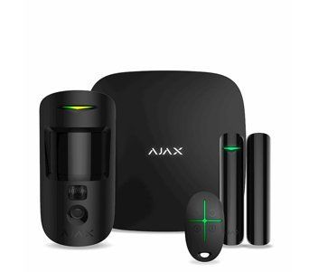 Ajax StarterKit Cam (чёрный) Комплект охоронної сигналізації 103902 фото