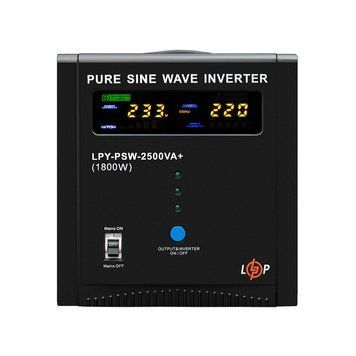 Джерело безперебійного живлення Logicpower LPY-W-PSW-2500VA+ (1800W) лінійно-інтерактивний з правильною синусоїдою 214744 фото