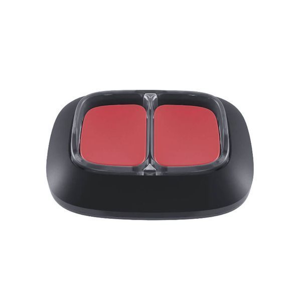 Бездротова екстрена кнопка Ajax DoubleButton (8EU) ASP black з захистом від випадкових натискань 116232 фото