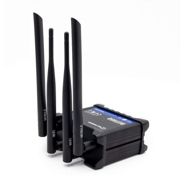Бездротовий маршрутизатор Teltonika RUT950 N300, 1xFE WAN, 3xFE LAN, 2xSIM, 4G/LTE.Cat4 (RUT950U022C0) 235673 фото