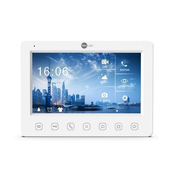 Відеодомофон 7" NeoLight KAPPA+ HD White з детектором руху і записом відео 177982 фото