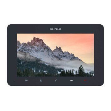 Відеодомофон 7" Slinex SM-07MHD dark grey з детектором руху і записом відео 175258 фото