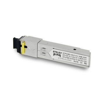 Одноволоконний SFP 1Gbps WDM модуль StelsPing SFPd-20-1550-WDM-SC DDM 20km 277008 фото