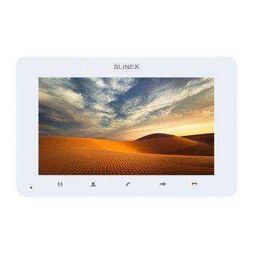 Відеодомофон 7" Slinex SM-07MHD white з детектором руху і записом відео 175259 фото