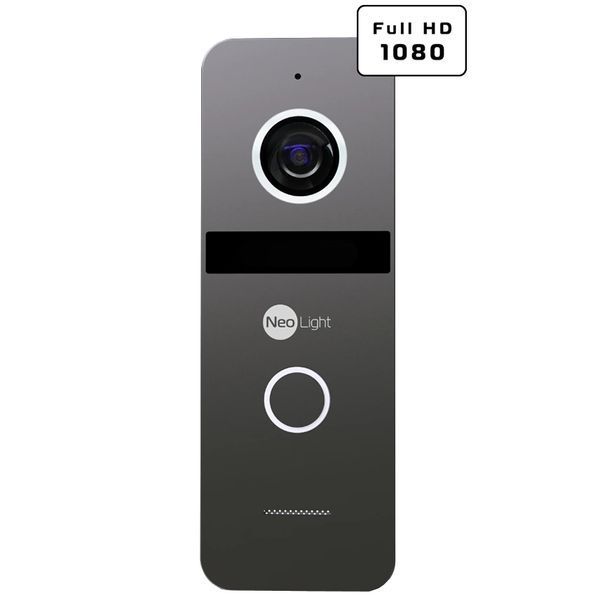 Neolight ALPHA Hybrid + SOLO FHD Graphite Комплект відеодомофону 116794 фото