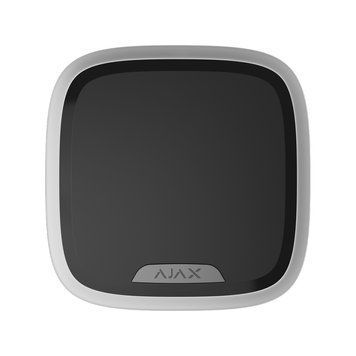Бездротова сирена Ajax Superior StreetSiren Plus Jeweller black із захистом від саботажу для вулиці та приміщень 303111 фото