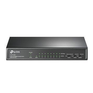 PoE-комутатор TP-Link TL-SF1009P 9-портів, 8 портів PoE+, 65W, некерований, 250 м 144809 фото
