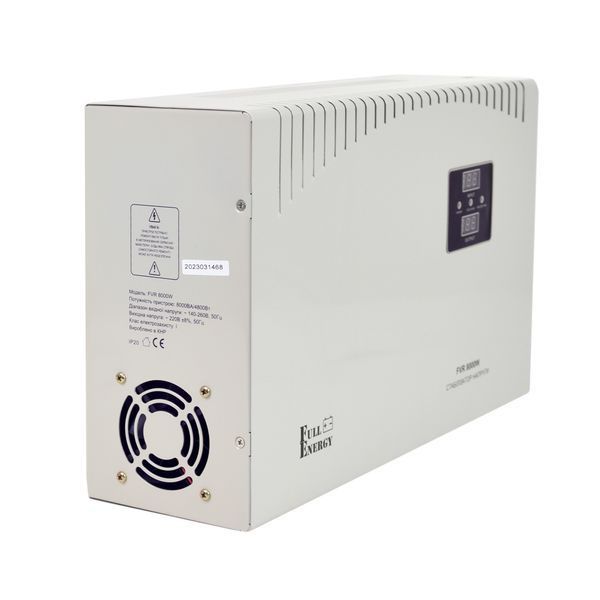 Стабiлізатор напруги Full Energy FVR8000W 8000ВА/4800Вт 254858 фото
