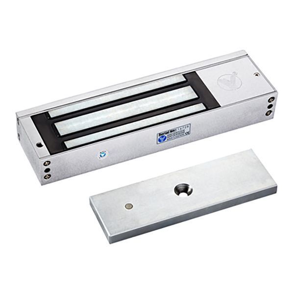 Електромагнітний замок Yli Electronic YM-500 з куточком монтажним Yli Electronic MBK-500L 1162361 фото