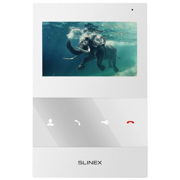 Slinex SQ-04M(White) + ML-16НR(Black) Комплект відеодомофона 110250 фото