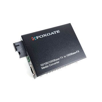 Медіаконвертер FoxGate EC-Q-1G-1SM-1550nm-20 км 243379 фото