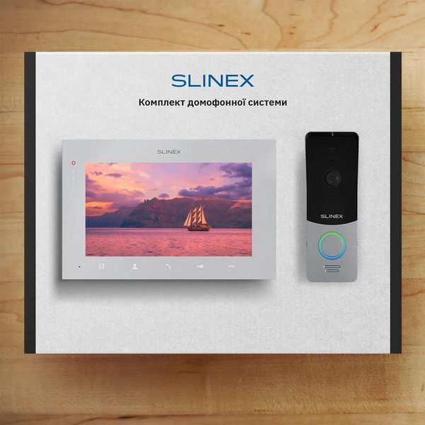 Slinex ML-20HD(Black)+SQ-07MTHD(White) Комплект відеодомофону 110254 фото