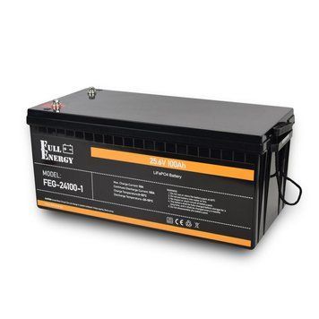 Акумулятор LiFePO4 літій залізо фосфатний 25.6В 100А&middot;год з Bluetooth Full Energy FEG-24100-1 301438 фото