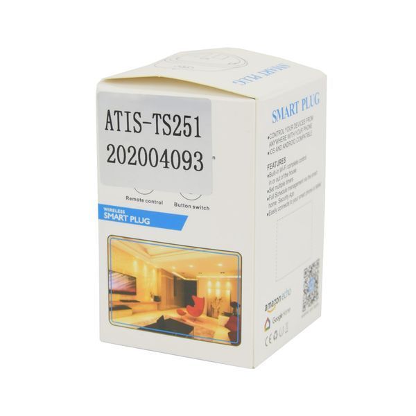 Розумна Wi-Fi розетка ATIS-TS251 114333 фото