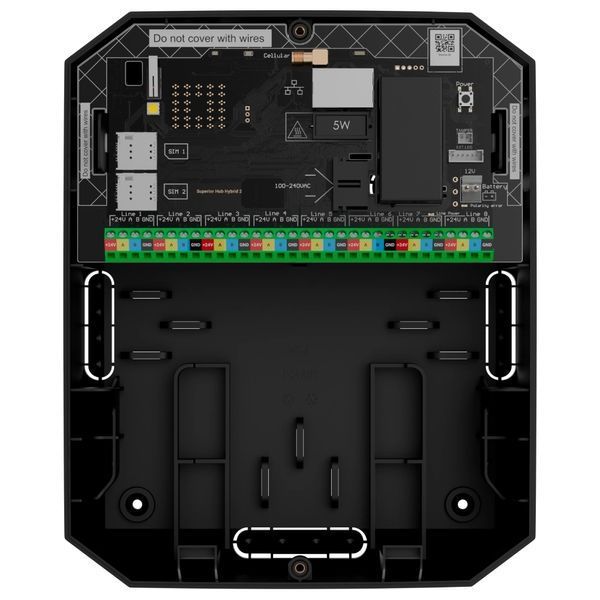 Superior Hub Hybrid 2 black Охоронна централь Ajax 120253 фото