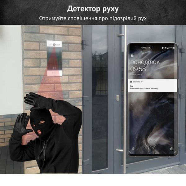 Багатоабонентна панель виклику Akuvox R29C Black на Android (розпізнавання обличчя, Bluetooth) 284674 фото