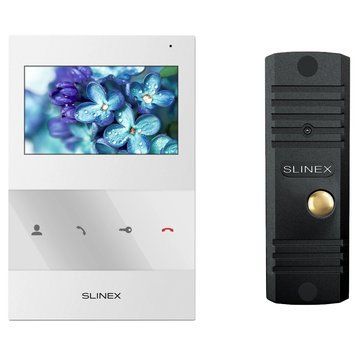 Slinex SQ-04(White)+ML-16НD(Black) Комплект відеодомофону 110256 фото