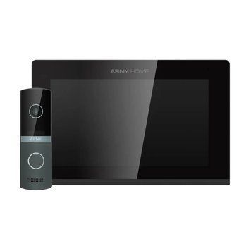 Комплект відеодомофона ARNY AVD-7423A Black + AVP-NG230 2Мп Graphite 301981 фото