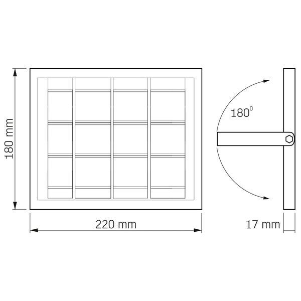 VIDEX 500Lm 5000K 3.2 V LED прожектор автономний 112131 фото