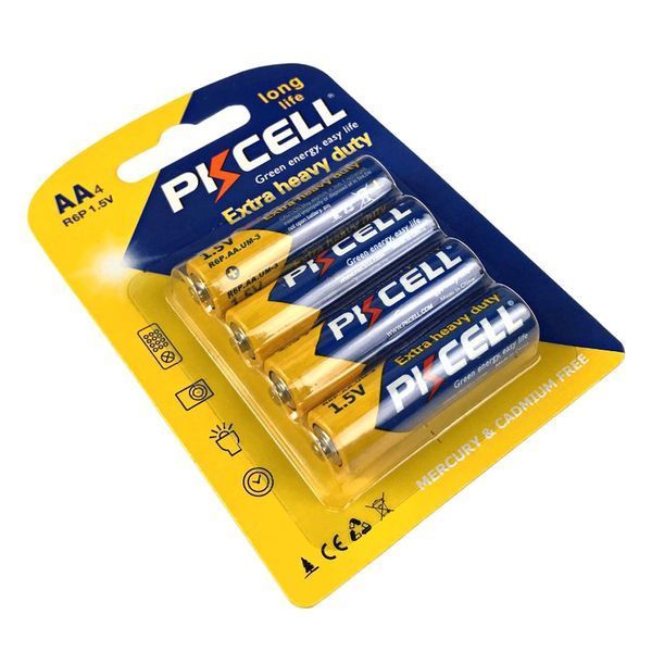 Батарейка PKCELL Extra Heavy Duty AA R6P 1.5V, 4шт//блістер 255453 фото