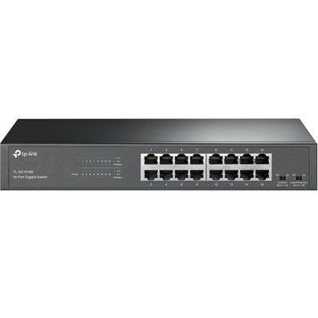 Комутатор TP-LINK TL-SG1016D 16-портовий гігабітний настільний/стійковий некерований 144806 фото