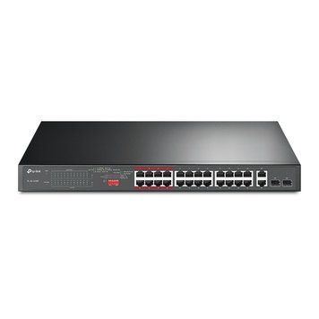 Комутатор TP-LINK TL-SL1226P 24xFE/24xPoE+ 250W 2xGE 2xcomboGE/SFP 19" 1U 144800 фото
