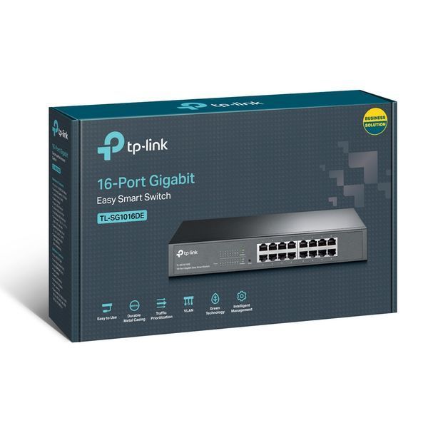 Комутатор TP-LINK TL-SG1016DE 16-портовий гігабітний Easy Smart 13" 1U 144796 фото