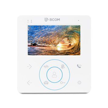 Відеодомофон BCOM BD-480 White 215029 фото