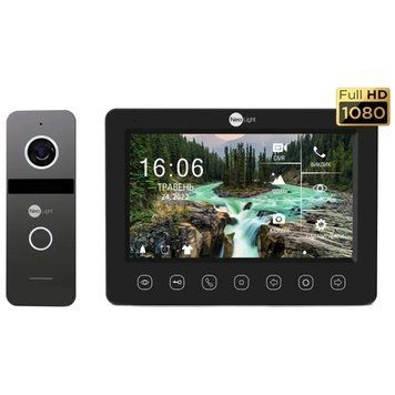 Neolight NeoKIT FHD Pro B/GRAPHITE (KAPPA + HD + SOLO FHD) Комплект відеодомофону 115423 фото
