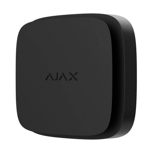 Бездротовий пожежний датчик Ajax FireProtect 2 RB black з сенсором температури зі змінними батареями 253268 фото