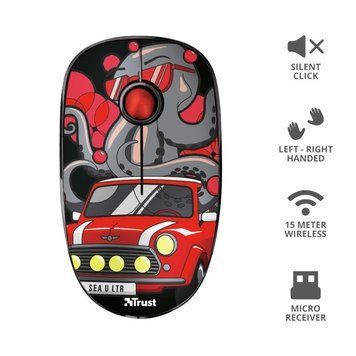 Миша Trust SKETCH SILENT WL RED 138952 фото