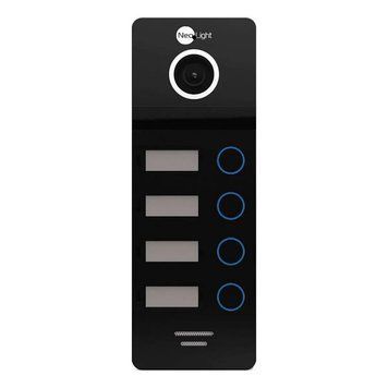 Відеопанель 2 Мп NeoLight MEGA/4 FHD black на 4 абоненти 296489 фото