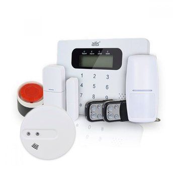 Комплект бездротової GSM сигналізації ATIS Kit GSM 100 + бездротовий датчик диму ATIS 229DW 1010930 фото