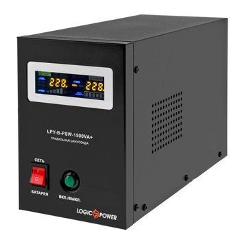 Джерело безперебійного живлення Logicpower LPY-B-PSW-1500 ВА / 1050 Вт лінійно-інтерактивне з правильною синусоїдою 178978 фото