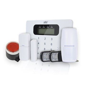 Комплект бездротової GSM сигналізації ATIS Kit GSM 100 з вбудованою клавіатурою 101093 фото