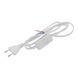 Шнур з вилкою та перемикачем e.wire.switch/plug.white, білий, 2x0.75, 1,5м 302798 фото 2