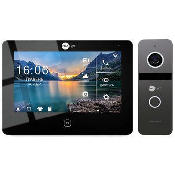 Neolight NeoKIT HD Pro WF B/Graphite Комплект відеодомофона 113218 фото