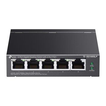Комутатор TP-LINK TL-SG1005LP 5xGE/4xPoE+ 40W некерований 250м 144835 фото