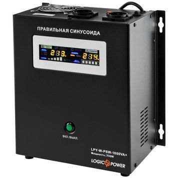 Джерело безперебійного живлення Logicpower LPY-W-PSW-1000VA+ (700W) лінійно-інтерактивне з правильною синусоїдою 178935 фото