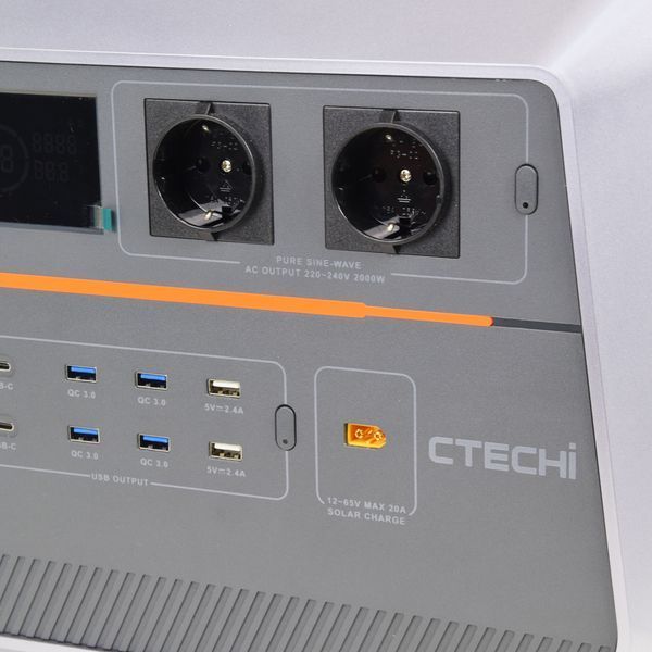 Зарядна станція CTECHI ST2000 потужністю 2000W/1536Wh 248848 фото