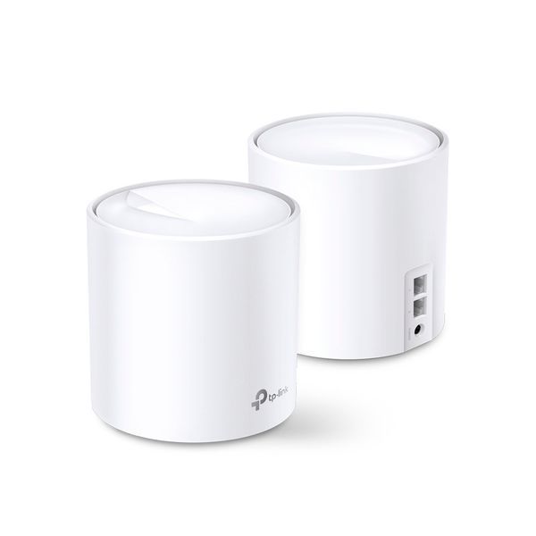 Домашня Mesh Wi-Fi система TP-LINK DECO X20 2PK AX1800 1xGE LAN 1xGE WAN MU-MIMO OFDMA (DECO-X20-2-PACK) 175909 фото